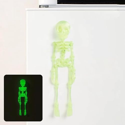 Posiable Skeleton Kühlschrank Magnete Figur Halloween Dekoration Mit Artikuliertem Gelenk Für Den Kühlschrank Halloween Dekorationen von Zuoeay