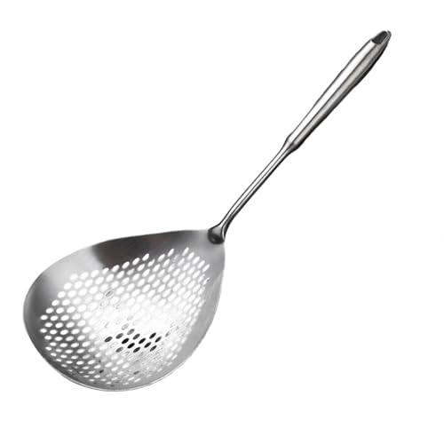 Rostfreier Rostproof Colander Sieb Slotted Löffel Für Effizientes Anstrichen Und Blanchierendes Hitzebeständiger Aus Rostfreiem Stahl von Zuoeay