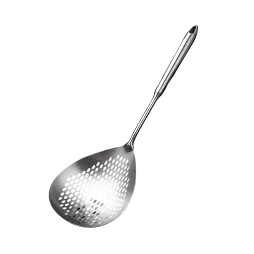 Rostfreier Rostproof Colander Sieb Slotted Löffel Für Effizientes Anstrichen Und Blanchierendes Hitzebeständiger Aus Rostfreiem Stahl Rostfreier Rostproof Colander Sieb Slotted Löffel Für Effizientes Anstrichen Und Blanchierendes Hitzebeständiger Aus Rostfreiem Stahl von Zuoeay