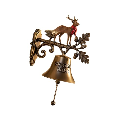 Saisonale Türklingel Dekoration Mit Festlicher Begrüßungsnachricht Rostfeste Metallkonstruktion Einfach Hängen Für Home Business Christmas Home Eingang Dekore von Zuoeay