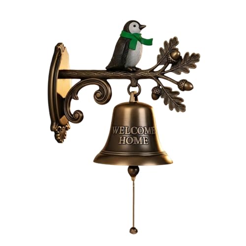 Saisonale Türklingel Dekoration Mit Festlicher Begrüßungsnachricht Rostfeste Metallkonstruktion Einfach Hängen Für Home Business Christmas Home Eingang Dekore von Zuoeay
