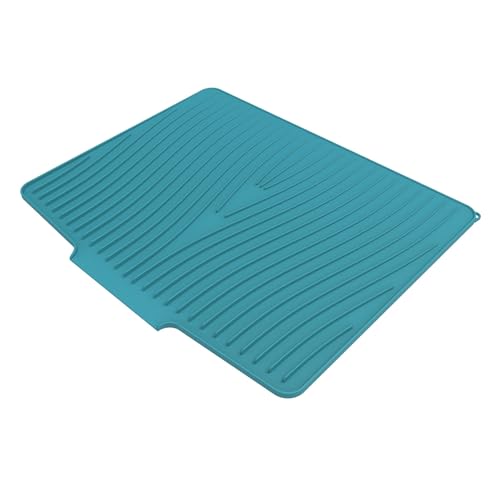 Silikonschale Trocknungsmatte Rutschfeste Abflusskissen Für Küchenarbeitsplatte Trocknungskissen Hitzebeständiges Schnelles Wasser Abfluss von Zuoeay