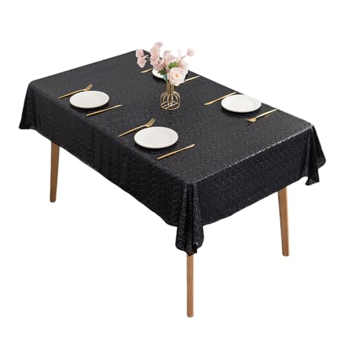 Stilvolle Polyester Tablothalte Bestickte Blumenmuster Pailletten Wasserbeständige Oberflächen Home Dekoration Tischdecke Stilvolle Polyester Tablothalte Bestickte Blumenmuster Pailletten Wasserbeständige Oberflächen Home Dekoration Tischdecke von Zuoeay