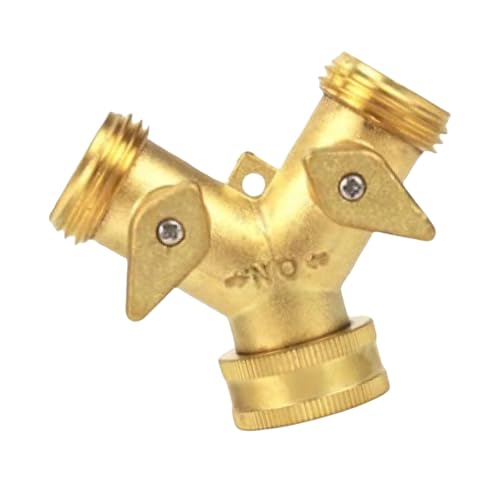 Upgrades Messing 2 Wege Gartenschlauch Y Anschluss Mit Doppelten Schließventilen 2 Ventile Gartenadapter Einfach Installiert Mehrere Wasserverkehrssysteme Upgrades Messing 2 Wege Gartenschlauch Y Anschluss Mit Doppelten Schließventilen 2 Ventile Gartenadapter Einfach Installiert Mehrere Wasserverkehrssysteme von Zuoeay