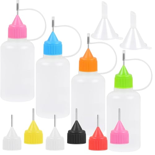 Zuoeay Basteln Essential Nadel Applicator Flaschen Mehrfarbige Deckel Tropfen Flasche Für Genaue Flüssigkeitsabgabe Handwerksklebstoffspender Zuoeay Basteln Essential Nadel Applicator Flaschen Mehrfarbige Deckel Tropfen Flasche Für Genaue Flüssigkeitsabgabe Handwerksklebstoffspender von Zuoeay