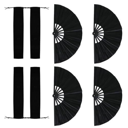 Zuoeay Chinesische Klappventilator Retro Handheld Große Plastik Handlüfter Für Tanzende Cosplays Party Hochzeitsdekorationen Chinesisch Zuoeay Chinesische Klappventilator Retro Handheld Große Plastik Handlüfter Für Tanzende Cosplays Party Hochzeitsdekorationen Chinesisch von Zuoeay