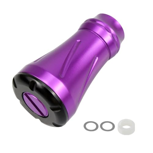 Zuoeay Fangrollengriff Metallknopf Teil Aluminiumlegierung Accessoires Armknöpfe Fischrollenknopf von Zuoeay