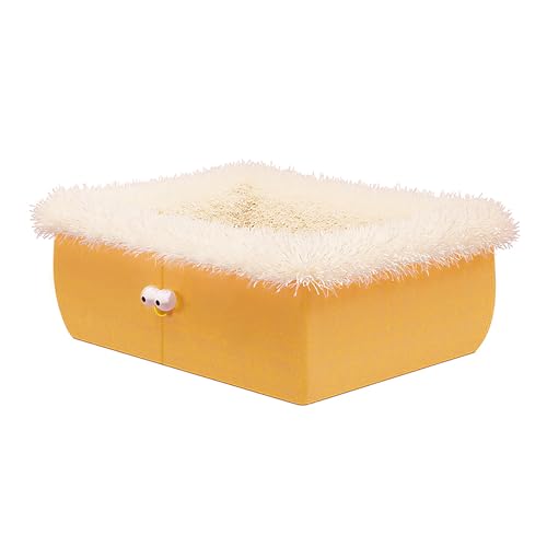 Zuoeay Haustierbett Mit Abnehmbarem Kissen Weiches Nest Schöne Verdickte Hundesofa Abnehmbares Kissen Nest Plüsch Blüte von Zuoeay