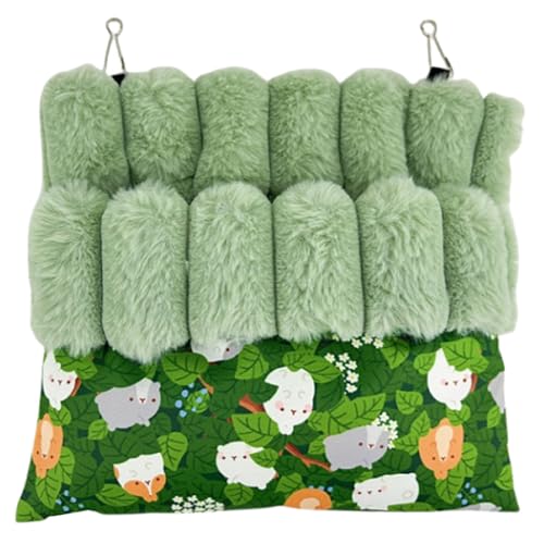 Zuoeay Papageien Käfig Nagetiere Hängemattenkaninchen Bett Hausversorgungen Kleine Frettchen Plüsch Nest Schlafen Warme Kleine Haustier Gegenstände Hängende Höhlenfrettchen Reptilien von Zuoeay