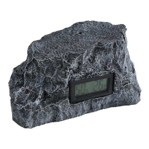 Zuoeay Schwarze Kreisförmige Reptilien Tanks Temperaturbefeuchtigkeit Überwacht Dekorative Harze Gestein Für Reptilien Liebhaber Anzeigetemperaturmonitore Zuoeay Schwarze Kreisförmige Reptilien Tanks Temperaturbefeuchtigkeit Überwacht Dekorative Harze Gestein Für Reptilien Liebhaber Anzeigetemperaturmonitore von Zuoeay