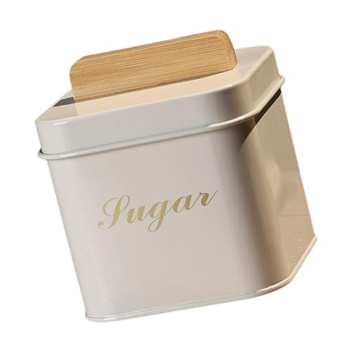 Zuoeay Versiegelte Natürliche Bamboos Deckel Aufbewahrung Jar Küchentheke Kaffee Tees Süßigkeiten Behälter Lebensmittelorganisatoren Für Büro Verwenden Küchenlagerglas von Zuoeay