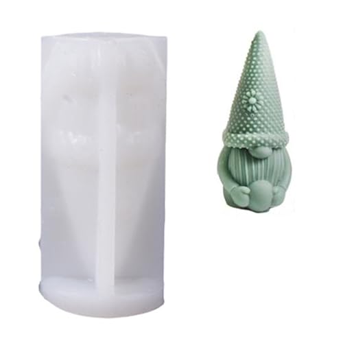 Zwergreihe Silikonform Kerzen Handgefertigtes Guss Ornament Bastelversorgung Pflaster von Zuoeay
