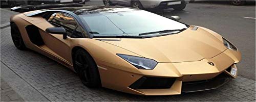 DIY 5d Diamant Malerei Kits Groß Diamant Painting Voll Bohren Goldener Sportwagen 40x120cm(16x48in)Kristall Strass Stickerei Selbermachen Diamond Painting Full Kreuzstich Art Craft für Home Wand Decor von Zuoyun