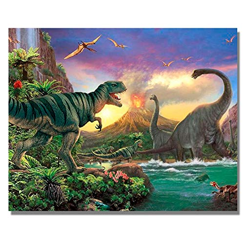 DIY 5d Diamant Malerei Kits Voll Bohren Tyrannosaurier-Dinosaurier 45x60cm/18 * 24in Diamant Painting Groß Full Kristall Strass Stickerei Kreuzstich Diamond Painting Kunst Handwerk für Wand Decor DIY 5d Diamant Malerei Kits Voll Bohren Tyrannosaurier-Dinosaurier 45x60cm/18 * 24in Diamant Painting Groß Full Kristall Strass Stickerei Kreuzstich Diamond Painting Kunst Handwerk für Wand Decor von Zuoyun