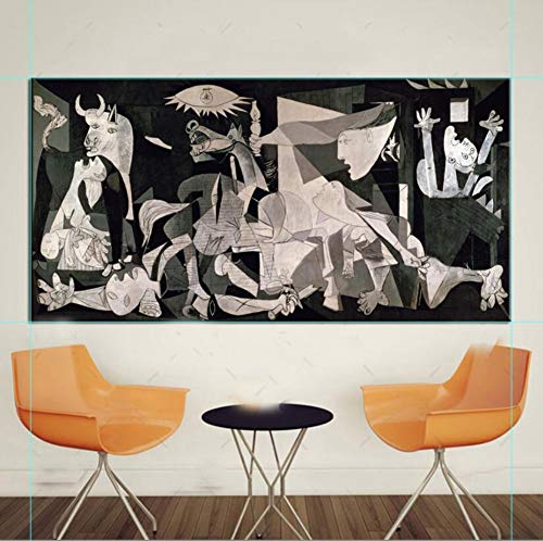 Diamant Painting Bilder Kits Vollbohrer Picasso Classic Guernica 50x100cm Diamond Painting Große Full Stickerei DIY 5D Diamant Malerei Set Erwachsene Strass Kreuzstich Schlafzimmer Wanddekoration von Zuoyun