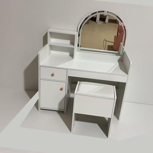 Zupemo Schminktisch und Stuhl Set mit beleuchtetem Spiegel 01 von Zupemo