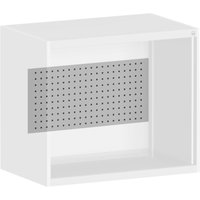 Rückwandpanel mit perfo-Lochung für bott cubio System-Flügeltürschrank, HxB 400 x 1.050 mm von Bott