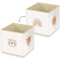 Zurbrüggen Aufbewahrungsbox LITTLE FRIENDS, Materialmix von Zurbrüggen