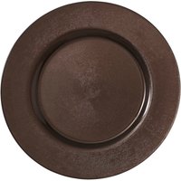 Zurbrüggen Platzteller Dunkelbraun, Glas von Zurbrüggen