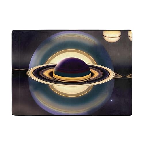 Schöner Saturn-Teppich, 203 x 147 cm, bequem, weich, verschleißfest, rutschfest, geeignet für Schlafzimmer, Wohnzimmer und andere Szenen. Schöner Saturn-Teppich, 203 x 147 cm, bequem, weich, verschleißfest, rutschfest, geeignet für Schlafzimmer, Wohnzimmer und andere Szenen. von Zuroj
