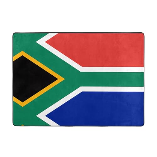 Teppich mit Südafrika-Flagge, 203 x 147 cm, bequem, weich, verschleißfest, rutschfest, geeignet für Schlafzimmer, Wohnzimmer und andere Szenen. Teppich mit Südafrika-Flagge, 203 x 147 cm, bequem, weich, verschleißfest, rutschfest, geeignet für Schlafzimmer, Wohnzimmer und andere Szenen. von Zuroj