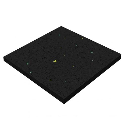 100 Stück Terrassenpads 100×100×8 mm – Gummigranulat Auflagepads – Bautenschutzmatte für Unterkonstruktion – Trittschalldämmung, Antirutsch & Schutz im Terrassenbau (100) von ZurrTec
