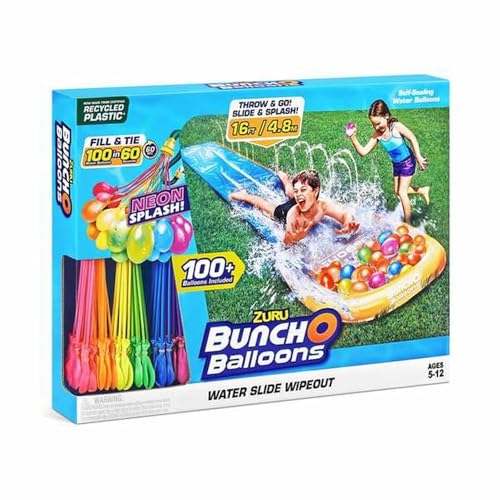ZURU - Gleitbahn mit 3 Buncho-Ballon-Spielzeug, Mehrfarbig, normal (56428) von ZURU
