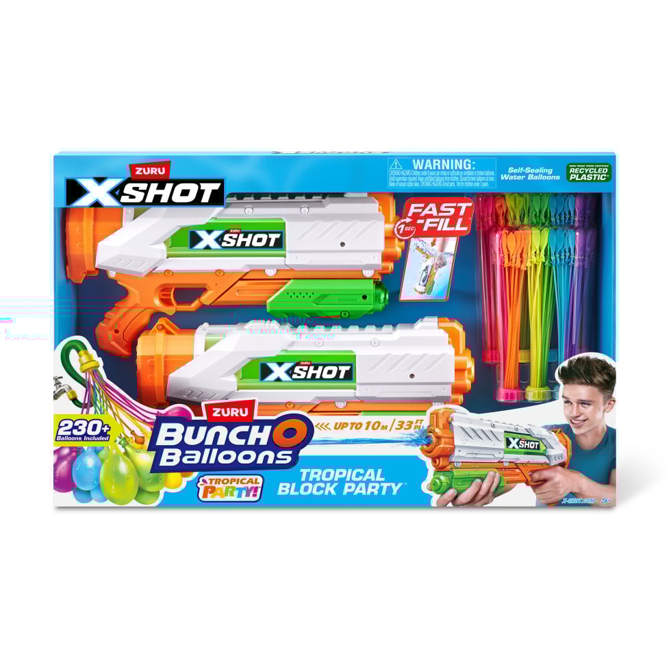 Zuru Wasserpistole Combopack Tropical Party Set X-Shot von Zuru
