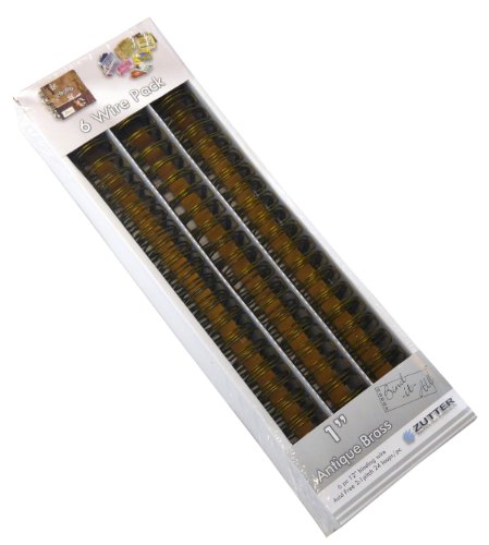 Zutter 2, 5 cm Bind-it-All Draht (6 Pack),4.92 x 19.05 x 31.49 cm von Zutter