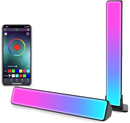 ZUUKOO LIGHT Smart LED Lightbar, RGB Lampe mit Mehrere Lichteffekte, LED TV Hintergrundbeleuchtung, Gaming Lampe Sync mit Musik, LED Ambient Light für Gaming, Filme, PC, TV, Raumdekoration ZUUKOO LIGHT Smart LED Lightbar, RGB Lampe mit Mehrere Lichteffekte, LED TV Hintergrundbeleuchtung, Gaming Lampe Sync mit Musik, LED Ambient Light für Gaming, Filme, PC, TV, Raumdekoration von ZUUKOO LIGHT