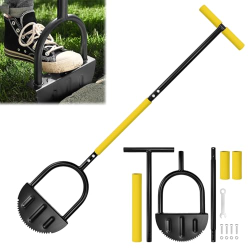 Zuxbolf Rasenkantenschneider mit Griff 107cm Rasenkantenstecher Halbmond Klinge aus Edelstahl Rasenabstecher Schont den Rücken Kantenstecher Rasen Kantenschneider für Gehwege Beete Zuxbolf Rasenkantenschneider mit Griff 107cm Rasenkantenstecher Halbmond Klinge aus Edelstahl Rasenabstecher Schont den Rücken Kantenstecher Rasen Kantenschneider für Gehwege Beete von Zuxbolf
