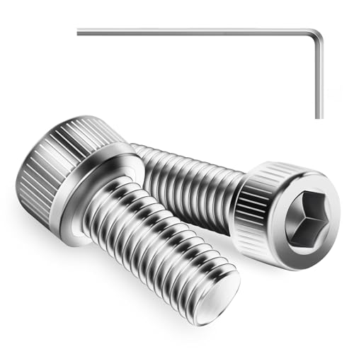 Zuyya 120 Stück M3 x 14 mm Schrauben, Zylinderschrauben mit Innensechskant, Zylinderkopfschrauben, Edelstahl A2 V2A, Vollgewinde, Edelstahlschrauben mit Innensechskantschlüssel von Zuyya