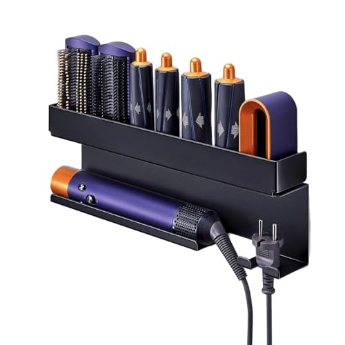 Zuzer Fönhalter Ohne Bohren,Föhn Halterung,Haartrocknerhalter für Styler Lockenstab Zubehör für Bad Schlafzimmer Barbershop Hotel Zuzer Fönhalter Ohne Bohren,Föhn Halterung,Haartrocknerhalter für Styler Lockenstab Zubehör für Bad Schlafzimmer Barbershop Hotel von Zuzer