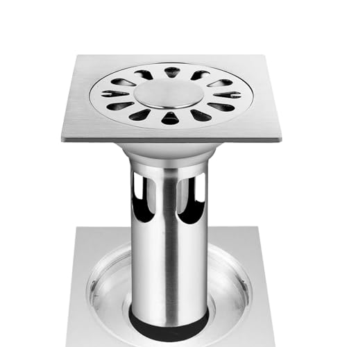 Abflusssieb aus Edelstahl, Abflussfilter aus Edelstahl | Bodenablauf für Badezimmer | Abflussfilter für Waschbecken im Badezimmer, Haarfänger, Abflussfilter von Zvn Zojne