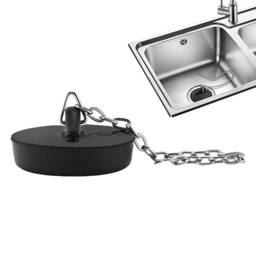 Abflussstöpsel für Badewanne – Abflussstopfen für Spüle | Auslaufsicherer Abflussstopfen für Küche | Tragbare Haushalts-Spülenstöpsel | Abflussstopfen Resista Abflussstöpsel für Badewanne – Abflussstopfen für Spüle | Auslaufsicherer Abflussstopfen für Küche | Tragbare Haushalts-Spülenstöpsel | Abflussstopfen Resista von Zvn Zojne