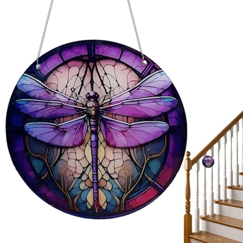 Acryl Sonnenfänger Wanddekoration, Sonnenfänger für Fenster, Acryl, bunt, Fensterdekoration | Dekorativer Sonnenfänger aus Buntglas für den Außenbereich, Innen von Zvn Zojne