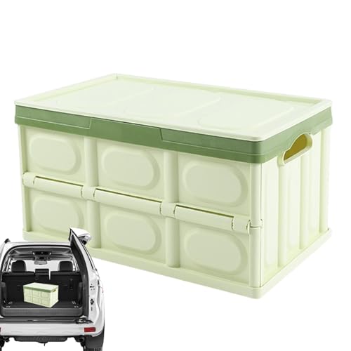 Aufbewahrungsboxen mit Deckel, faltbare Aufbewahrungsboxen | 30 l stapelbare Bücherbox, Aufbewahrungsbox für Camping im Freien, multifunktionale Aufbewahrungsbox für Kleidung, Organizer Aufbewahrungsboxen mit Deckel, faltbare Aufbewahrungsboxen | 30 l stapelbare Bücherbox, Aufbewahrungsbox für Camping im Freien, multifunktionale Aufbewahrungsbox für Kleidung, Organizer von Zvn Zojne