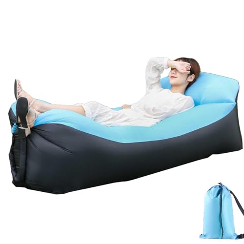 Aufblasbare Liege – aufblasbares Sofa für Camping | Camping Air Sofa mit Aufbewahrungstasche | Aufblasbares Sofa Camping | Aufblasbare Liege für Erwachsene, einfache Installation Aufblasbare Liege – aufblasbares Sofa für Camping | Camping Air Sofa mit Aufbewahrungstasche | Aufblasbares Sofa Camping | Aufblasbare Liege für Erwachsene, einfache Installation von Zvn Zojne