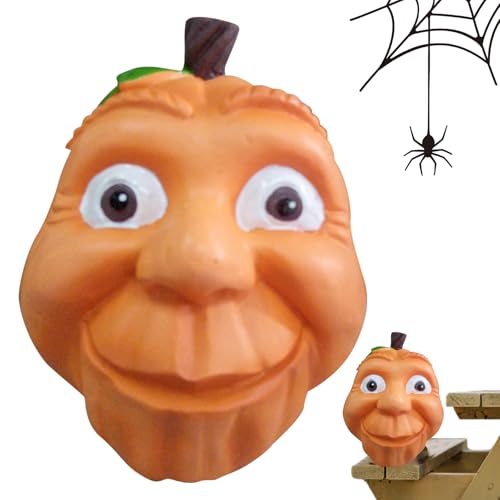 Ausdrucksstarkes Gesicht Kürbis, Künstliche Kürbisse, Halloween Tischdekoration aus Kunstharz, dekorative Accessoires, Kürbisdekoration für Halloween Dekoration zu Hause Ausdrucksstarkes Gesicht Kürbis, Künstliche Kürbisse, Halloween Tischdekoration aus Kunstharz, dekorative Accessoires, Kürbisdekoration für Halloween Dekoration zu Hause von Zvn Zojne