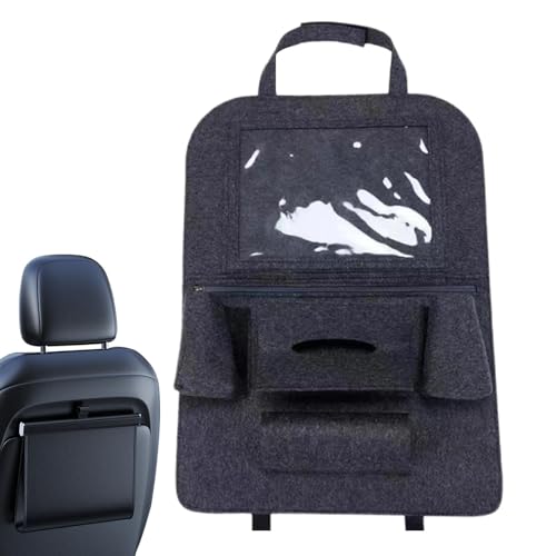 Autositz-Rückenlehnen-Organizer, Rücksitz-Organizer | Tablet-Halterung für Auto – Wasserflaschenhalter aus Filz, Autositz-Organizer von Zvn Zojne