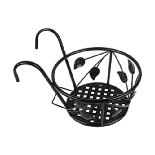 Blumentopfhalter, Zaun-Blumentopfbügel, schwimmende Geländerhalterung aus Metall für Balkon im Freien | Blumentopfhalter, Haushaltskorb, S-Ständer für Terrasse, BA Blumentopfhalter, Zaun-Blumentopfbügel, schwimmende Geländerhalterung aus Metall für Balkon im Freien | Blumentopfhalter, Haushaltskorb, S-Ständer für Terrasse, BA von Zvn Zojne