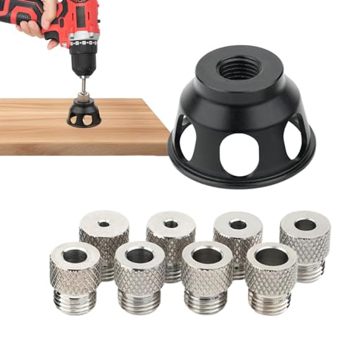 Bohrerfinder – Lochfinder für Bohrführung, Bohrführung, Lokalisierer für die Holzbearbeitung, mit Bohrringen von 3 bis 10 mm | Bohranleitung Bohrerfinder – Lochfinder für Bohrführung, Bohrführung, Lokalisierer für die Holzbearbeitung, mit Bohrringen von 3 bis 10 mm | Bohranleitung von Zvn Zojne