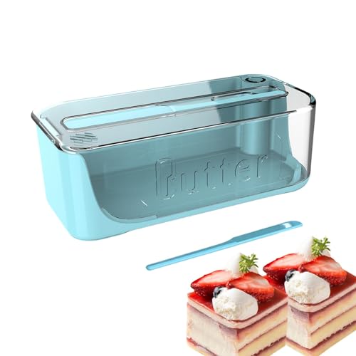 Butterdose für die Theke, Butterdose mit Deckel für die Theke, Butterdose für die Küche, robuster Butterbehälter für die Küche, spülmaschinenfester Butterbehälter für Theke, Frischkäse und kleine von Zvn Zojne