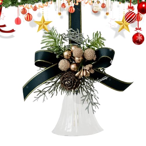 Christbaumglockendekoration, Glockenanhänger für Weihnachtsbaum, Weihnachtsglockendekoration für Weihnachtsbaum, tragbare Dekoration für den Weihnachtsbaum, für den Kamin, von Zvn Zojne