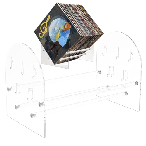 Disc Storage Rack, Disc Display Regal | Albumständer aus Acryl, Halterung für Alben, Aufbewahrungsboxen für Acrylscheibe, einzigartige Anzeige, Multicolti von Zvn Zojne