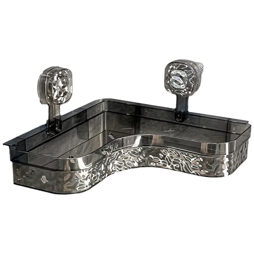 Eckduschhalter Eck-Dusch-Organizer - Robuster Dusch-Organizer, Saugnapf, Badezimmer Eckregal - Badezimmer Organizer ohne Bohren, Duschorganisator von Zvn Zojne