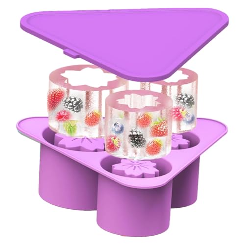 Eiswürfelform Silikon - 3 Gitter Eisformen aus Silikon | Eisform mit Deckel | Eiswürfelform für Becher, Wiederverwendbare Eisform für Tasse, Gefrierschrank, Getränk Gl ser Eiswürfelform Silikon - 3 Gitter Eisformen aus Silikon | Eisform mit Deckel | Eiswürfelform für Becher, Wiederverwendbare Eisform für Tasse, Gefrierschrank, Getränk Gl ser von Zvn Zojne