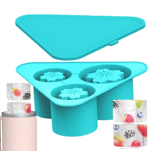 Eiswürfelform aus Silikon - 3 Gitter Eisformen aus Silikon | Eisform mit Deckel | Eiswürfelform für Becher, Wiederverwendbare Eisform für Tasse, Gefrierschrank, Getränk Gl ser Eiswürfelform aus Silikon - 3 Gitter Eisformen aus Silikon | Eisform mit Deckel | Eiswürfelform für Becher, Wiederverwendbare Eisform für Tasse, Gefrierschrank, Getränk Gl ser von Zvn Zojne