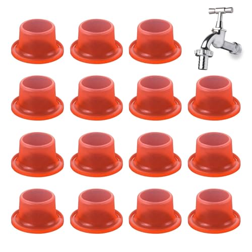 Ersatz für Wasserhahn-Unterlegscheibe, Silikondichtung für Wasserhahn, 100 x Wasserhahn-Adapter für Gartenschlauch, Wasserschlauch, Wasserhahnschlauch für Anschlüsse von von Zvn Zojne