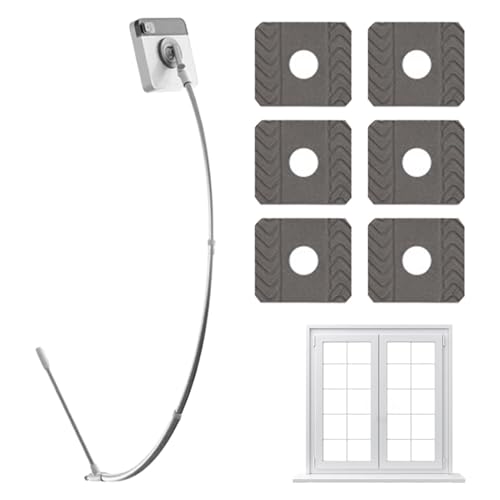 Fensterwaschbürste mit langem Griff, Fensterbürste mit langem Griff, Fensterabzieher für Fenster | Fensterabzieher für Zuhause, Fensterreinigungsbürste mit Verlängerung von Zvn Zojne